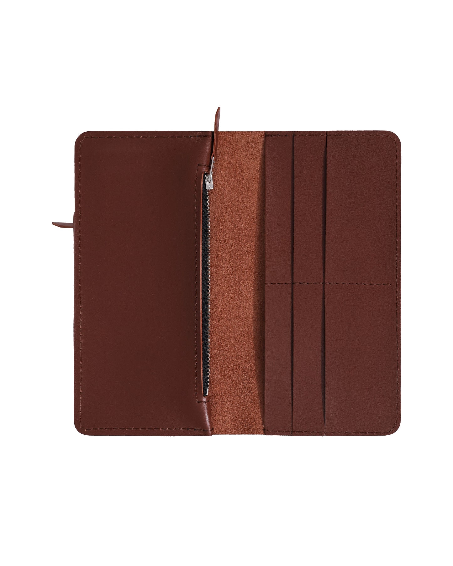 Шкіряний гаманець Ocean в рудому кольорі