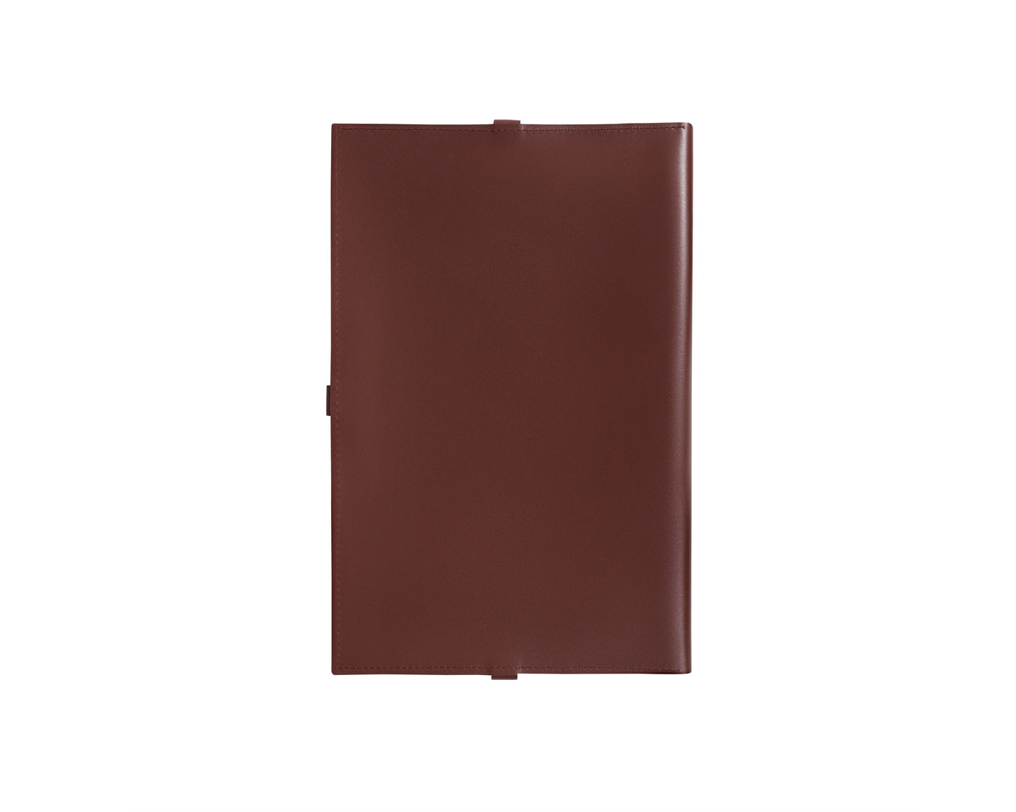 Шкіряна папка для морських документів А4 розширена в рудому кольорі