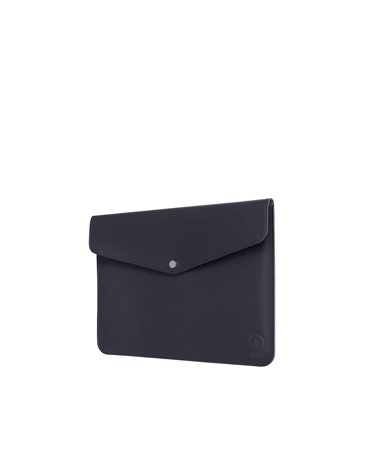 Шкіряний чохол для MacBook в темно-синьому кольорі