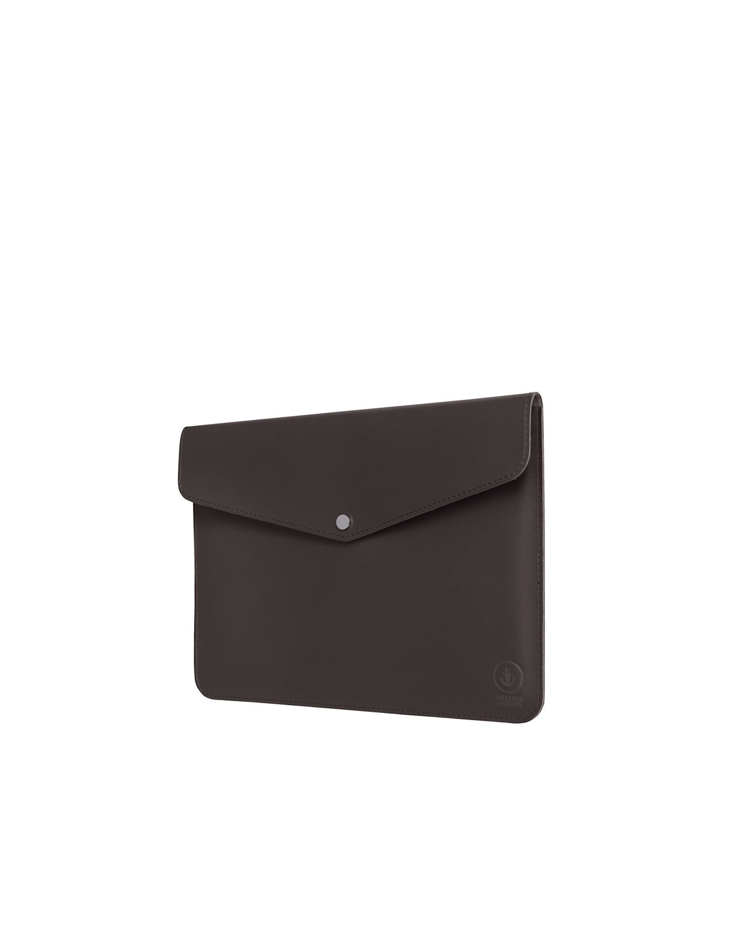 Шкіряний чохол для MacBook в темно-коричневому кольорі