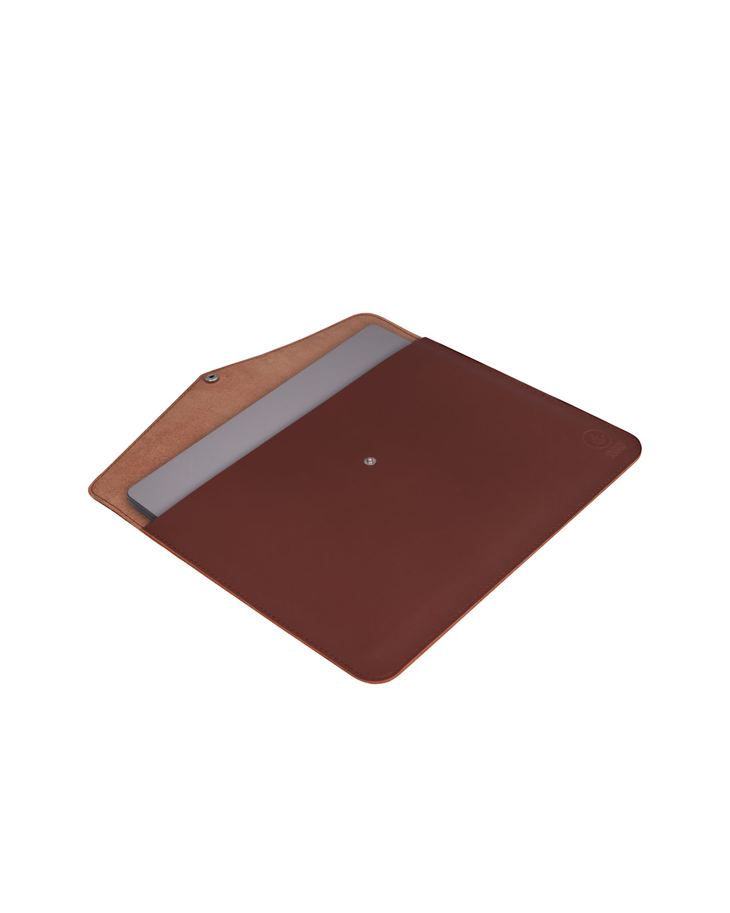 Шкіряний чохол для MacBook в рудому кольорі
