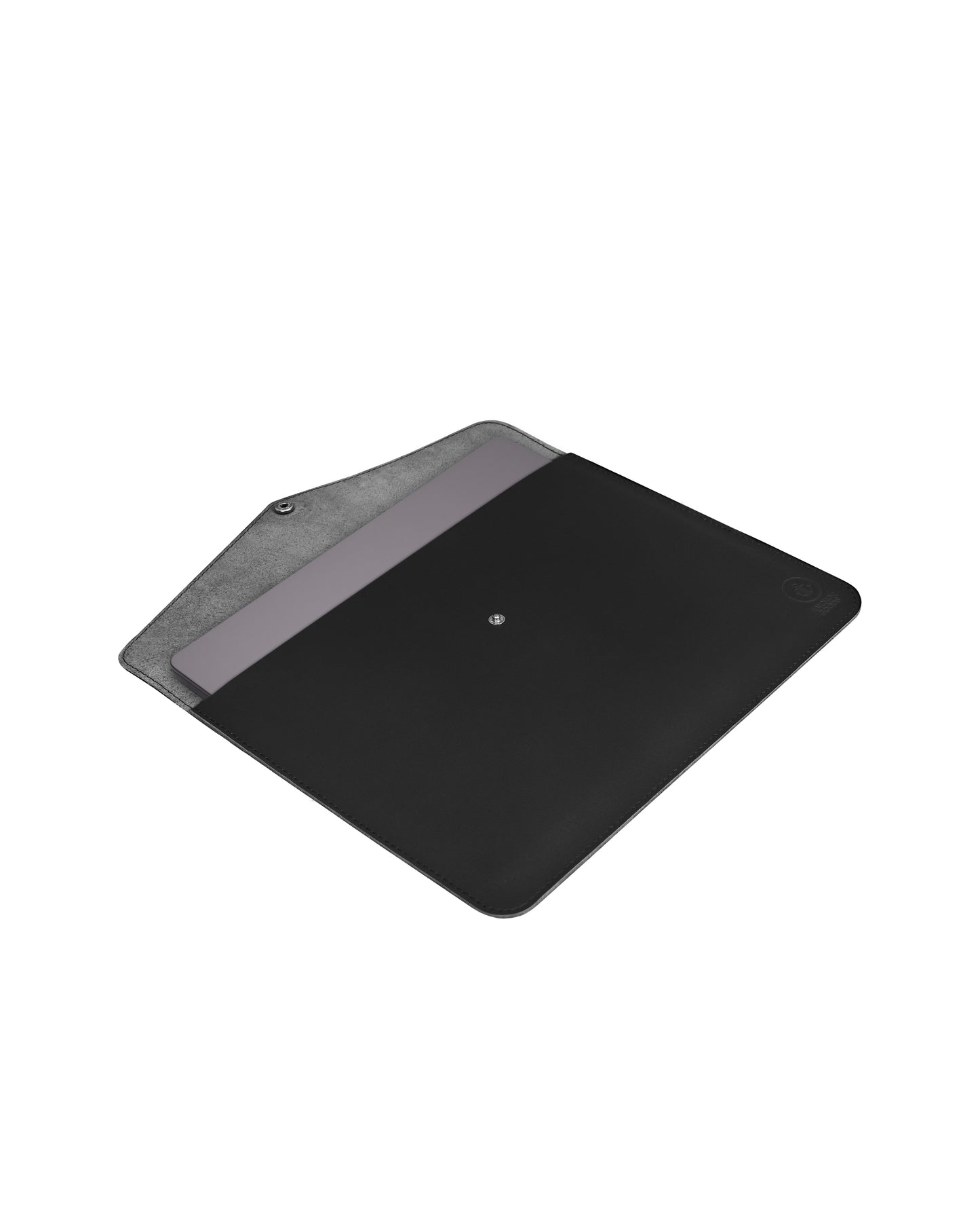 Шкіряний чохол для MacBook в чорному кольорі